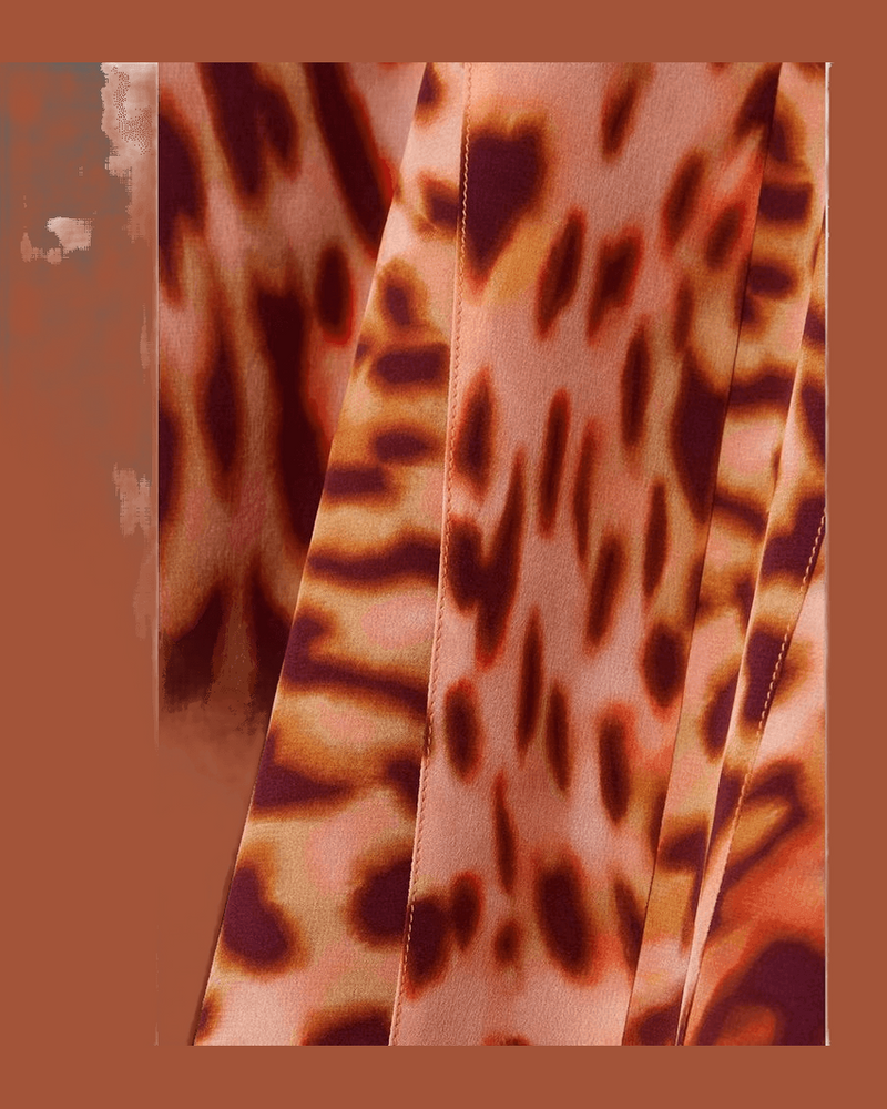 Stella Mccartney Orange Silk Midi Skirt Glam Steals