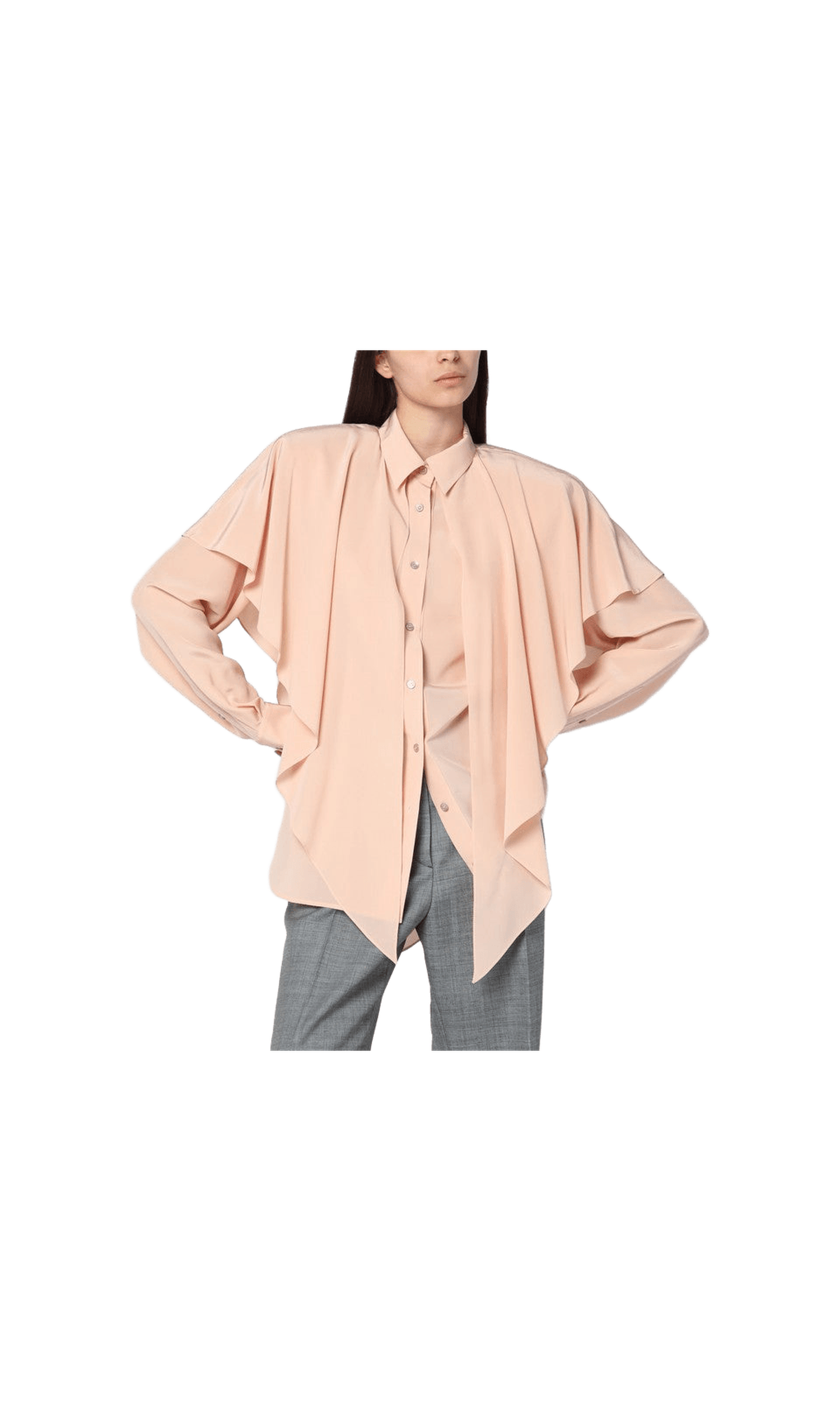 Stella Mccartney Pink Silk Shirt Glam Steals
