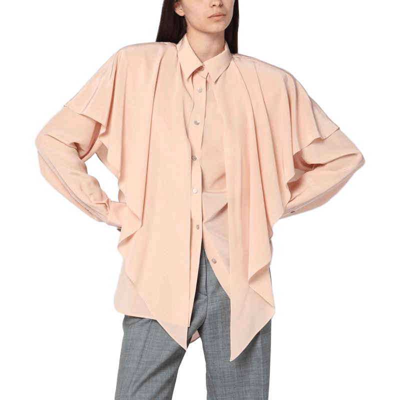 Stella Mccartney Pink Silk Shirt Glam Steals