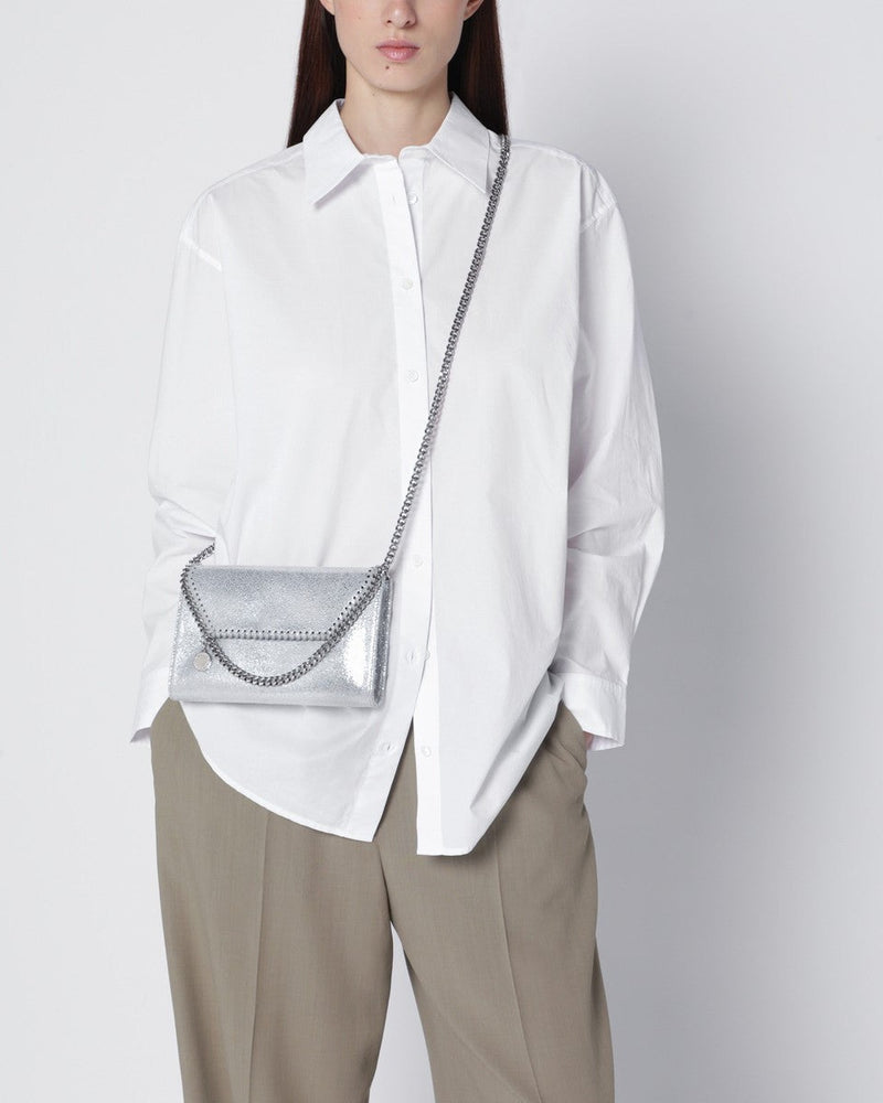 Stella Mccartney Silver Falabella Crossbody Wallet Bag Glam Steals