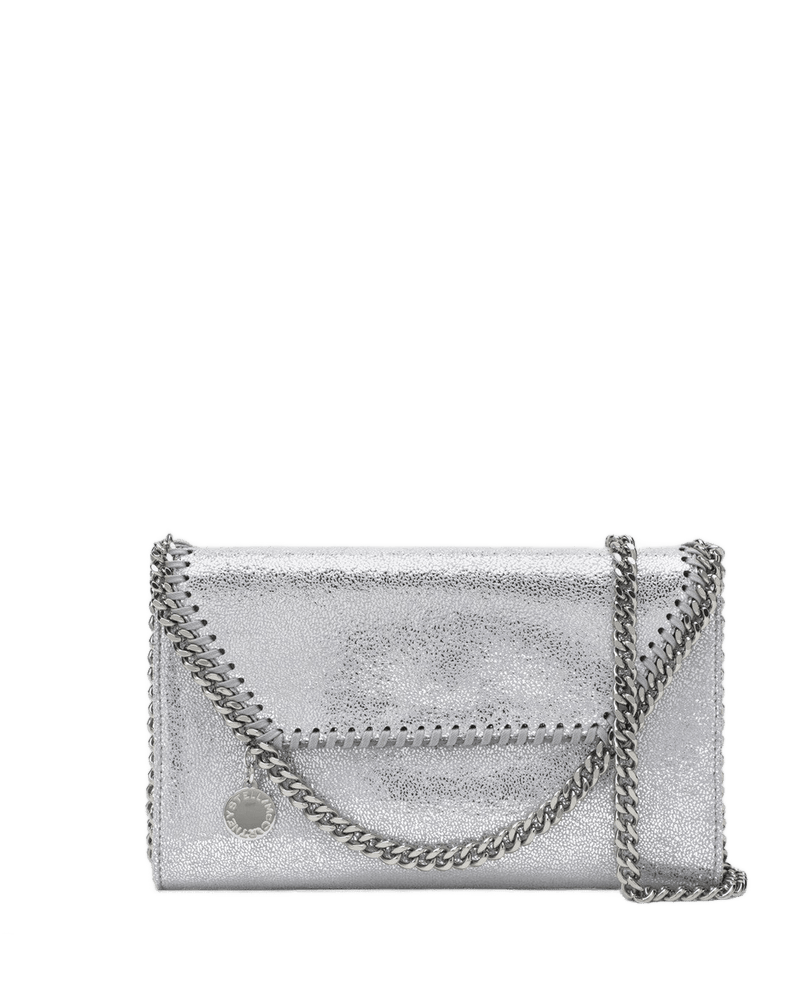 Stella Mccartney Silver Falabella Crossbody Wallet Bag Glam Steals
