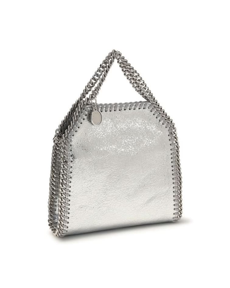 Stella Mccartney Silver Polyester Shoulder Bag Glam Steals