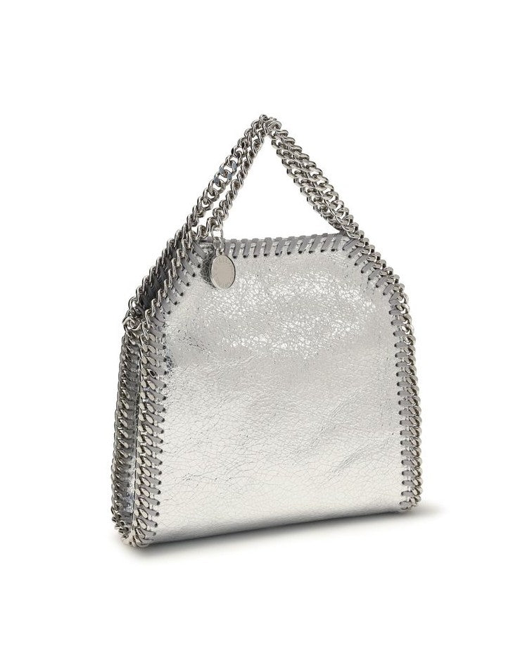 Stella Mccartney Silver Polyester Shoulder Bag Glam Steals