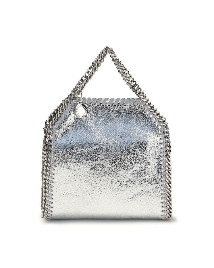 Stella Mccartney Silver Polyester Shoulder Bag Glam Steals