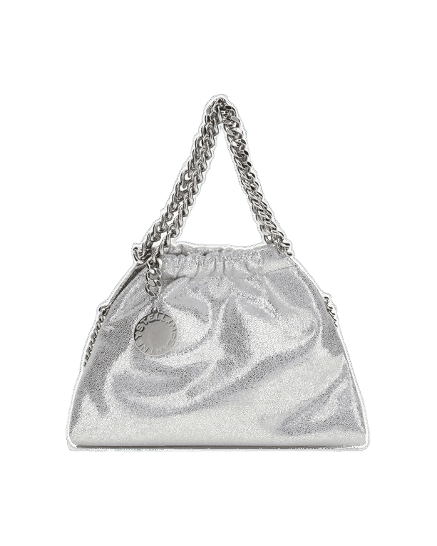 Stella Mccartney Silver Polyester Shoulder Bag Shoulder Bags