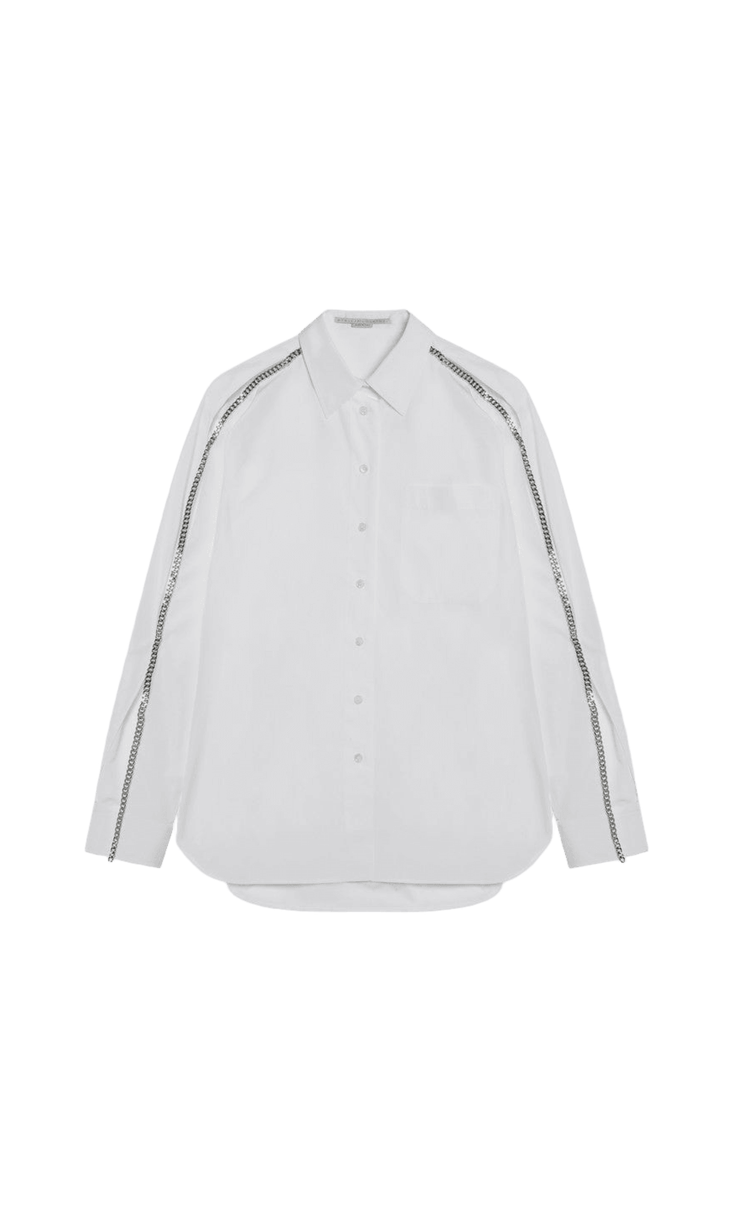 Stella Mccartney White Falabella Shirt with Chains Glam Steals