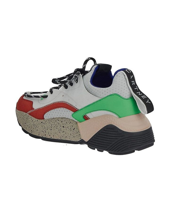 Stella Mccartney White Vegan Leather Chunky Sneakers Glam Steals