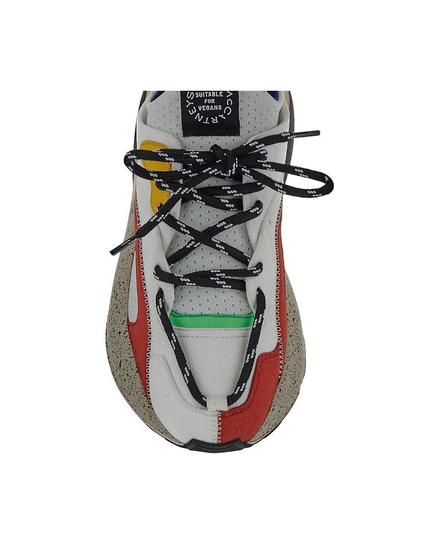 Stella Mccartney White Vegan Leather Chunky Sneakers Glam Steals