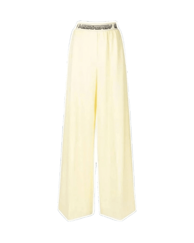 Stella Mccartney Yellow Wool Casual Pant Glam Steals