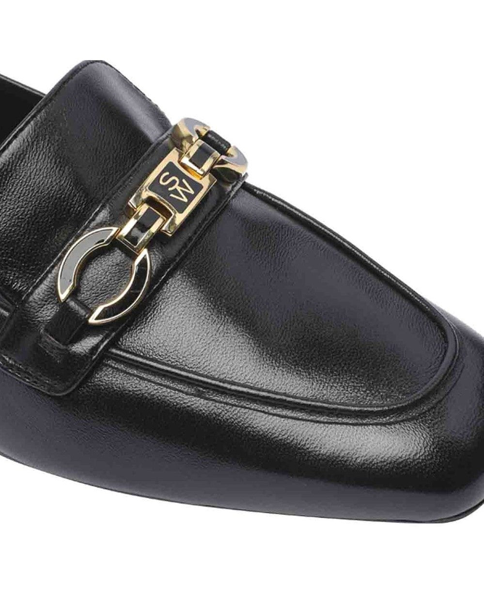 Stuart Weitzman Black Calfskin Slip On Loafers Glam Steals