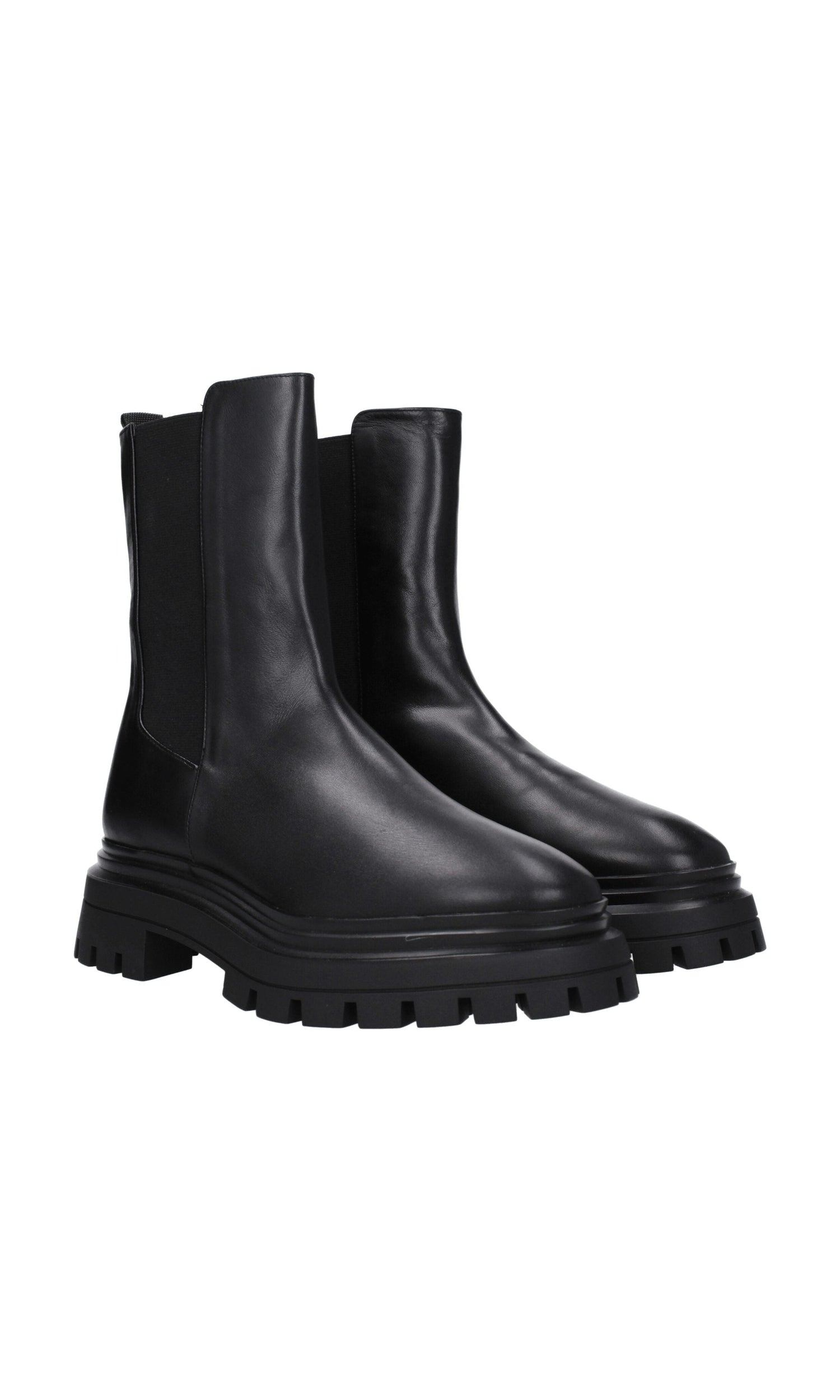 Stuart Weitzman Black Leather Ankle Boots Glam Steals