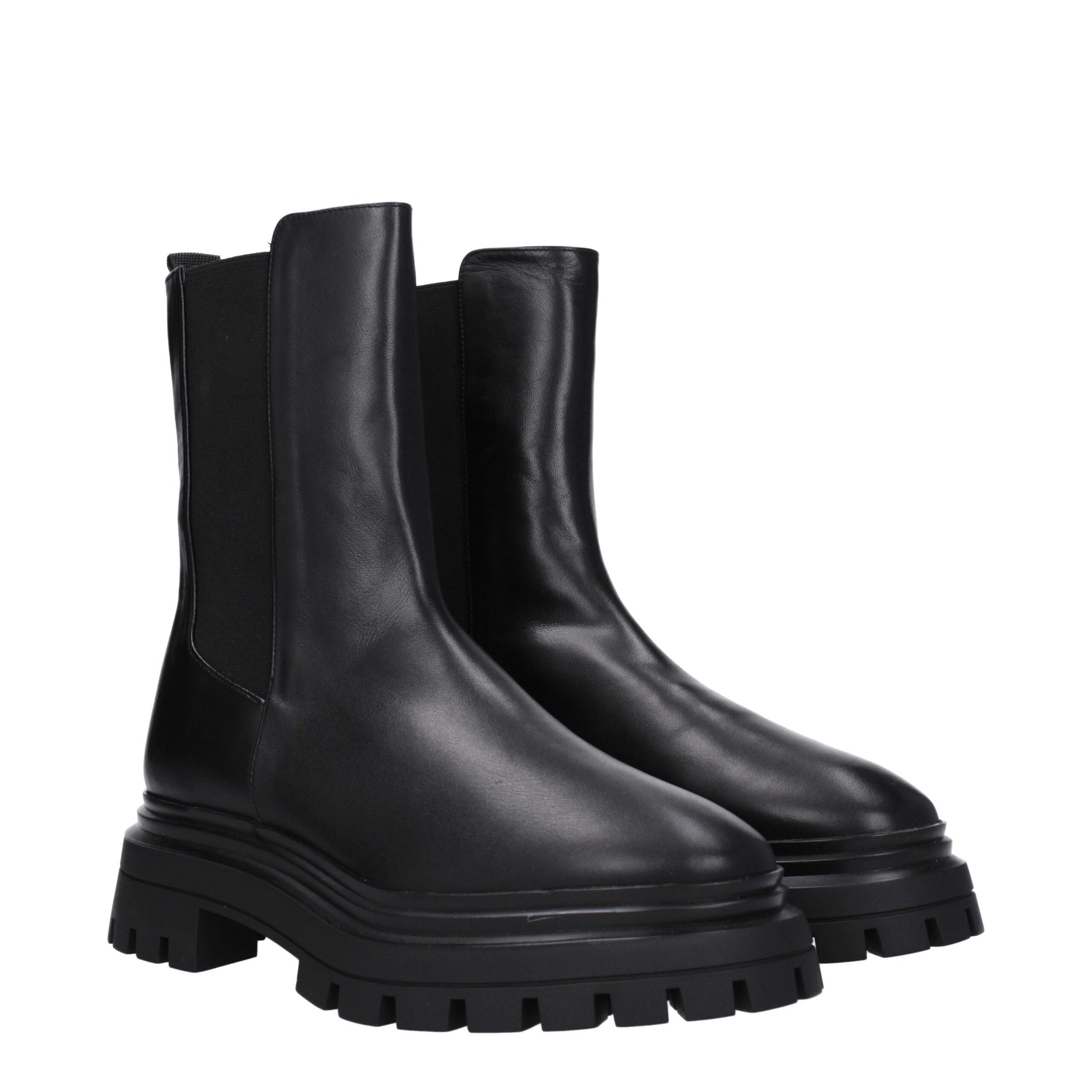 Stuart Weitzman Black Leather Ankle Boots Glam Steals