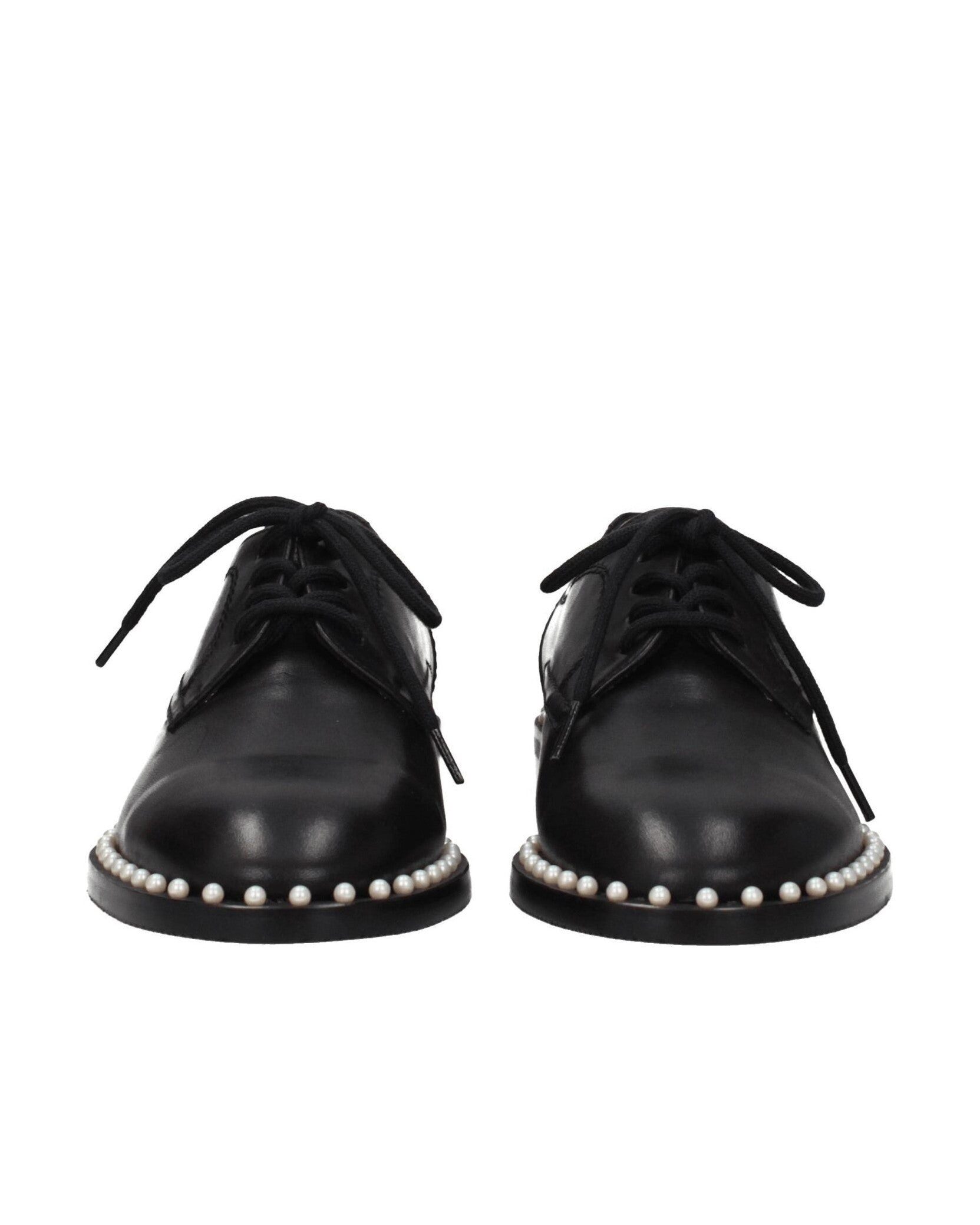 Stuart Weitzman Black Leather Oxfords and Derbies Glam Steals