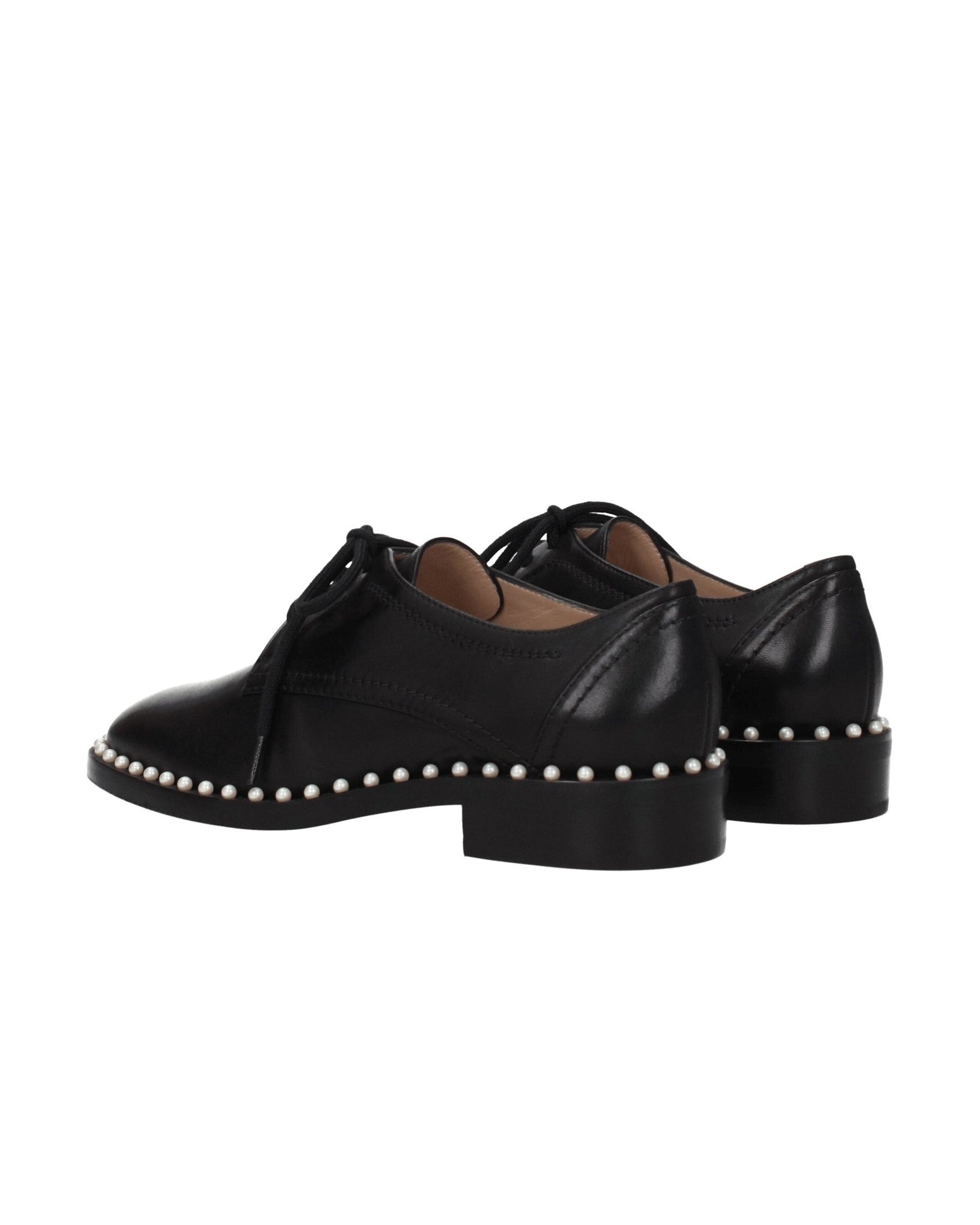Stuart Weitzman Black Leather Oxfords and Derbies Glam Steals