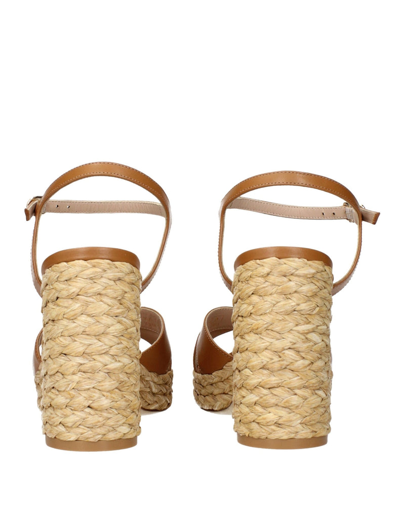 Stuart Weitzman Brown Leather Platforms Glam Steals