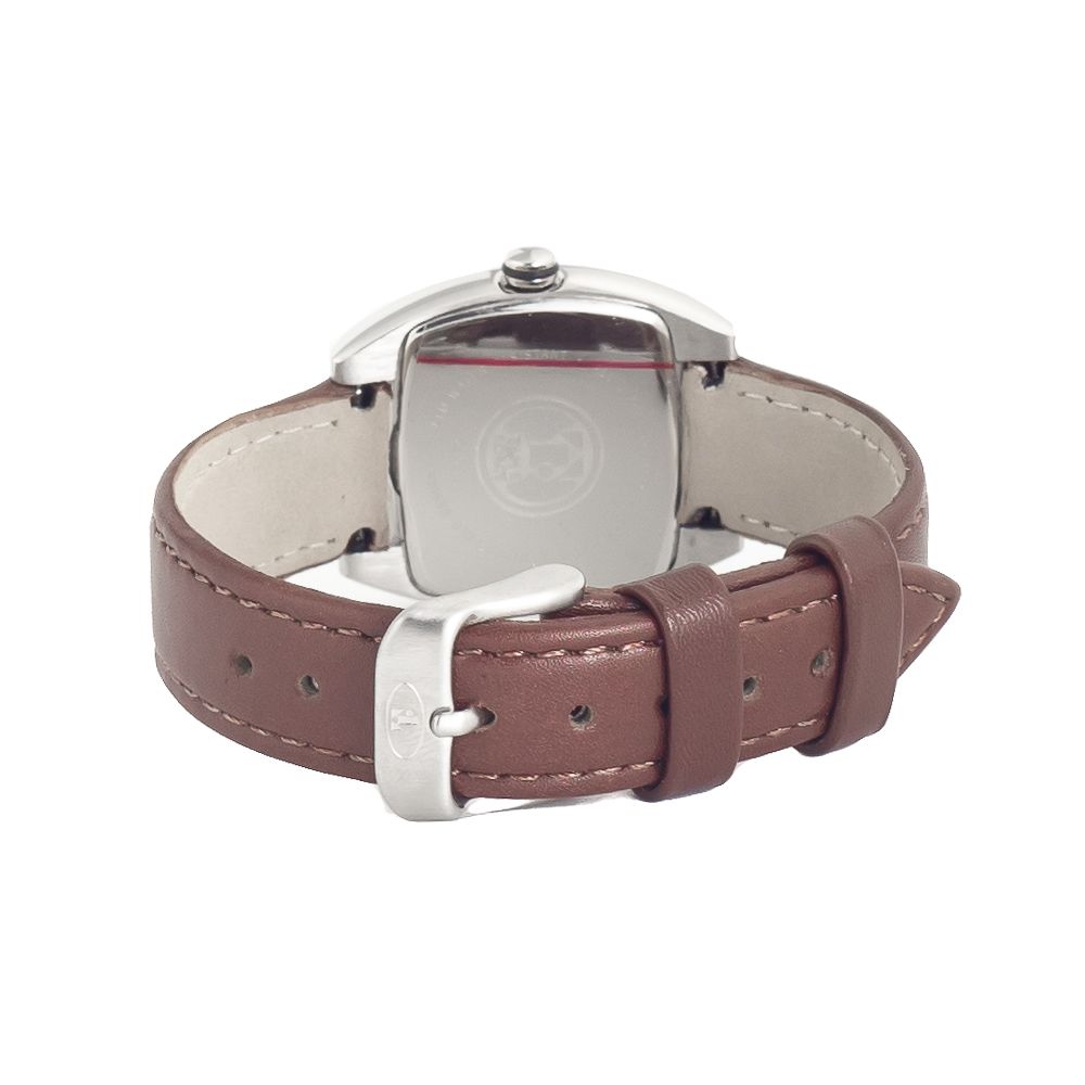 Time Force Brown Leather Watch Glam Steals