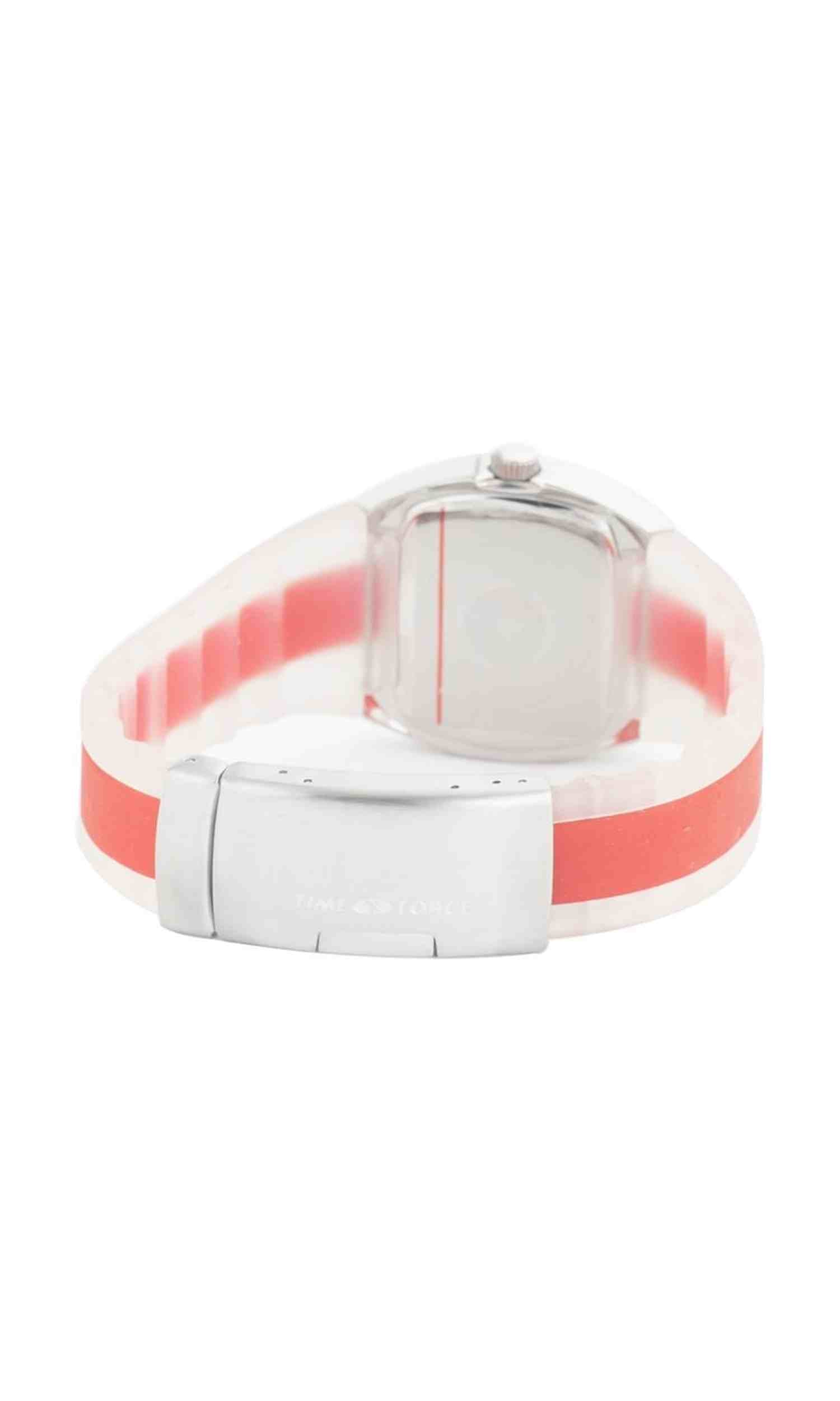 Time Force Red Rubber Watch Glam Steals