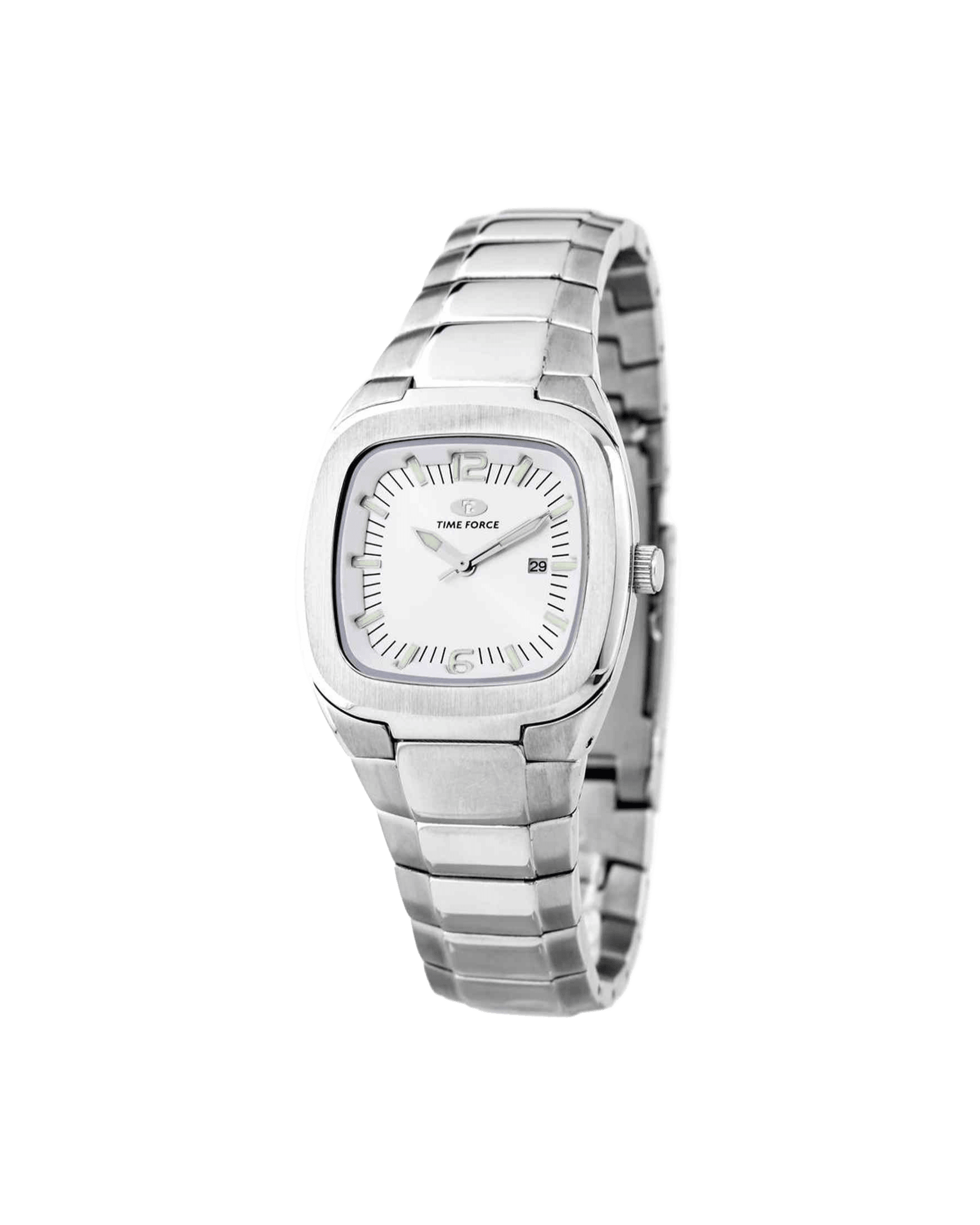 Time Force Silver Stainless Steel Watch Glam Steals