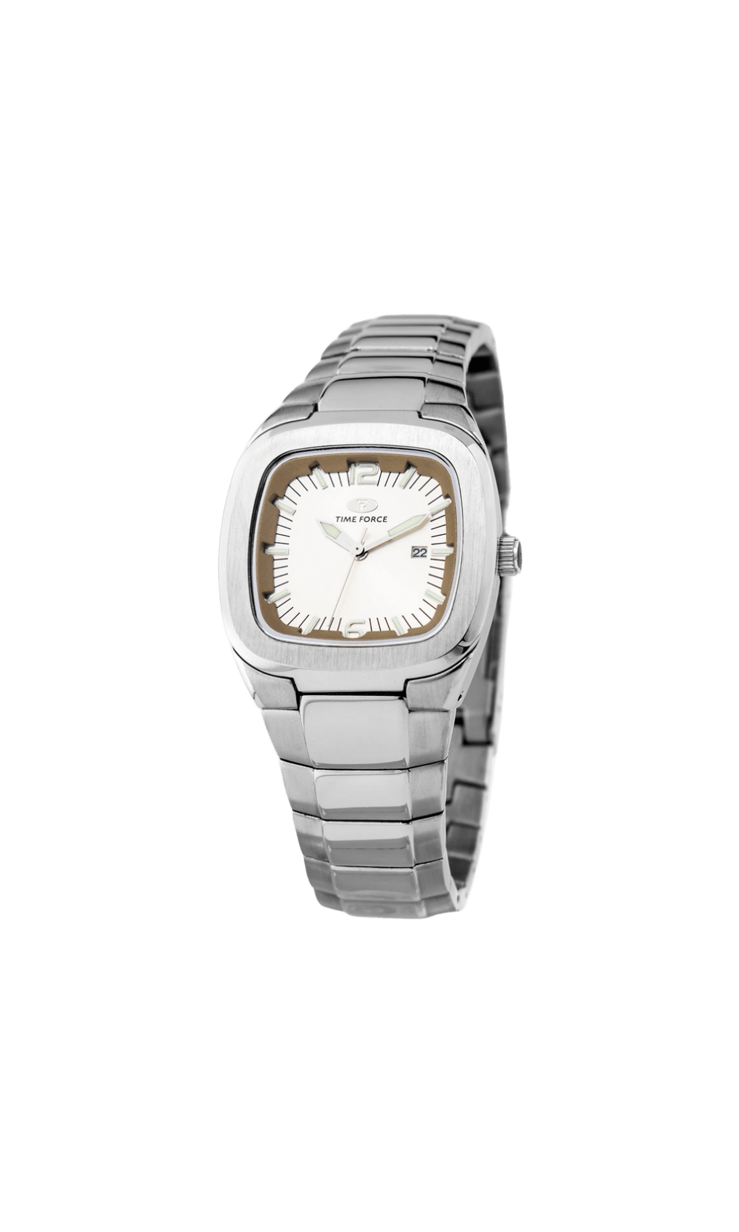 Time Force Silver Stainless Steel Watch Glam Steals