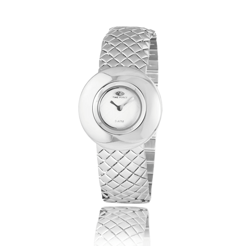 Time Force Silver Stainless Steel Watch Glam Steals