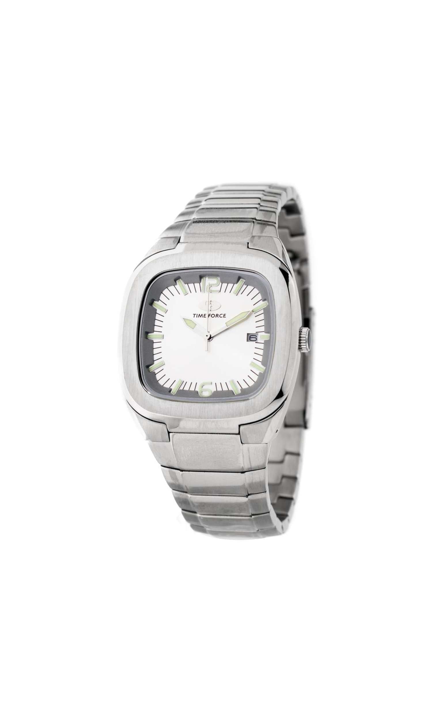 Time Force Silver Stainless Steel Watch Glam Steals