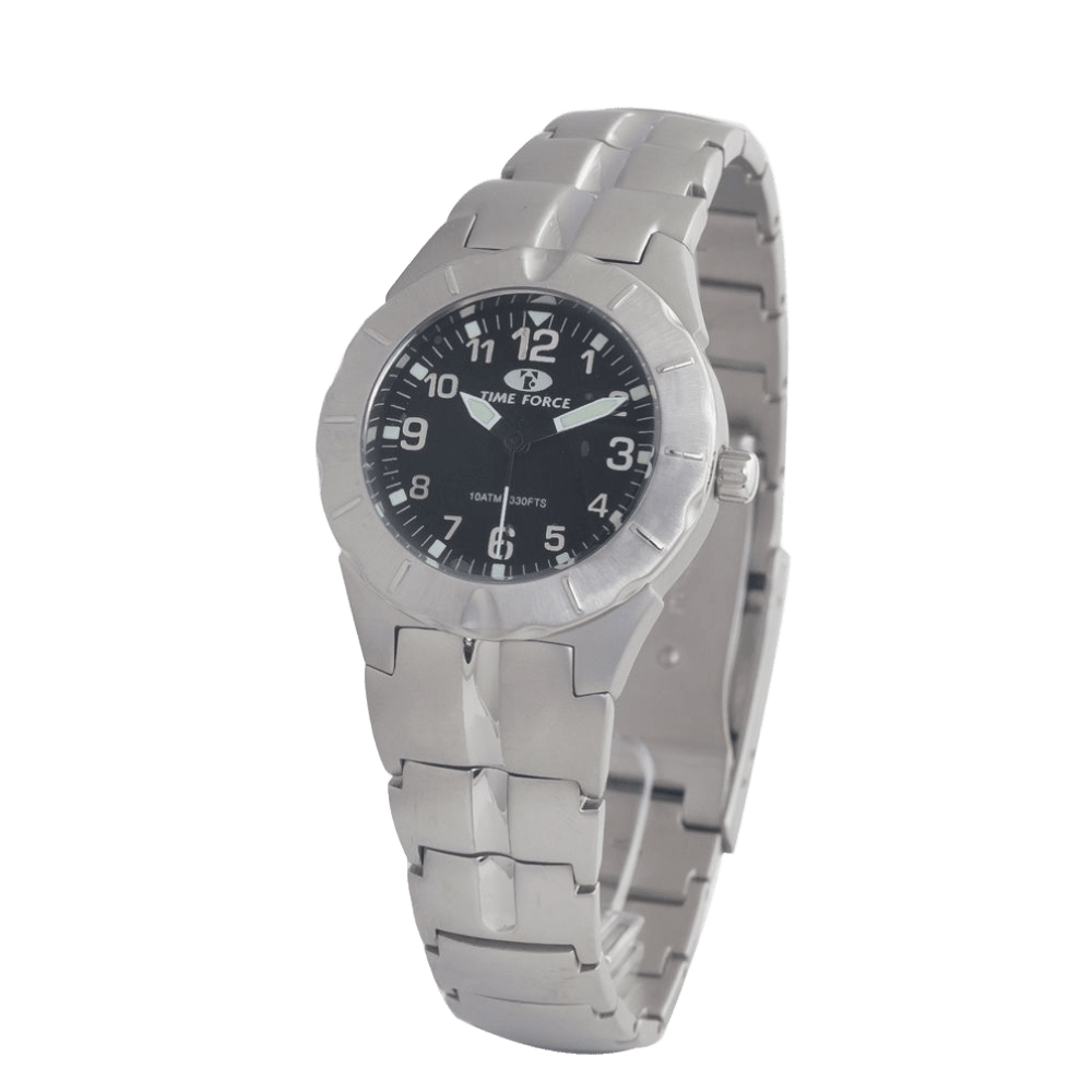 Time Force Silver Stainless Steel Watch Glam Steals