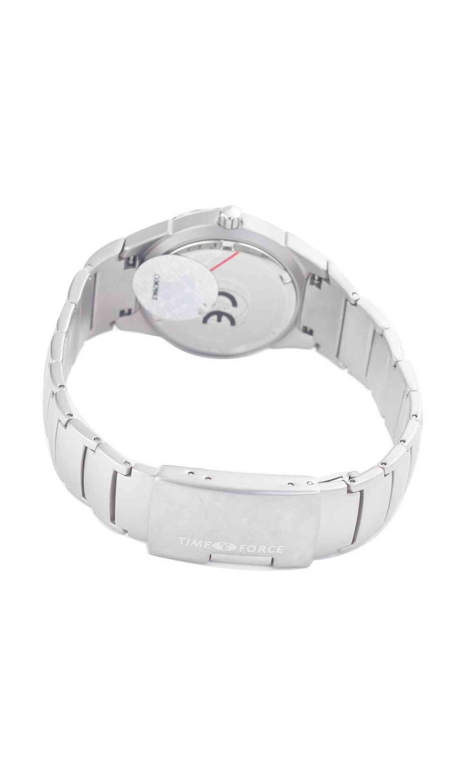 Time Force Silver Stainless Steel Watch Glam Steals
