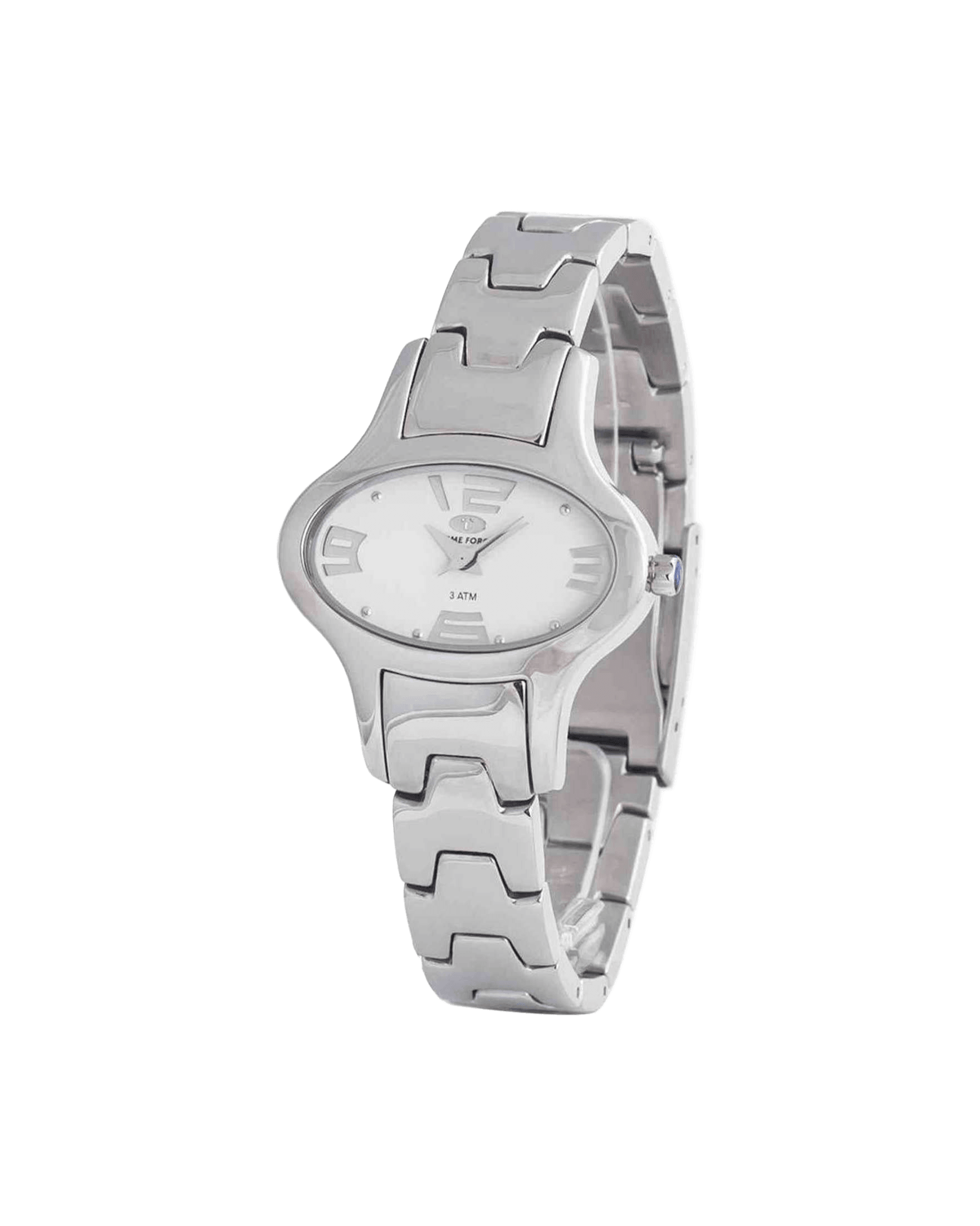 Time Force Silver Stainless Steel Watch Glam Steals