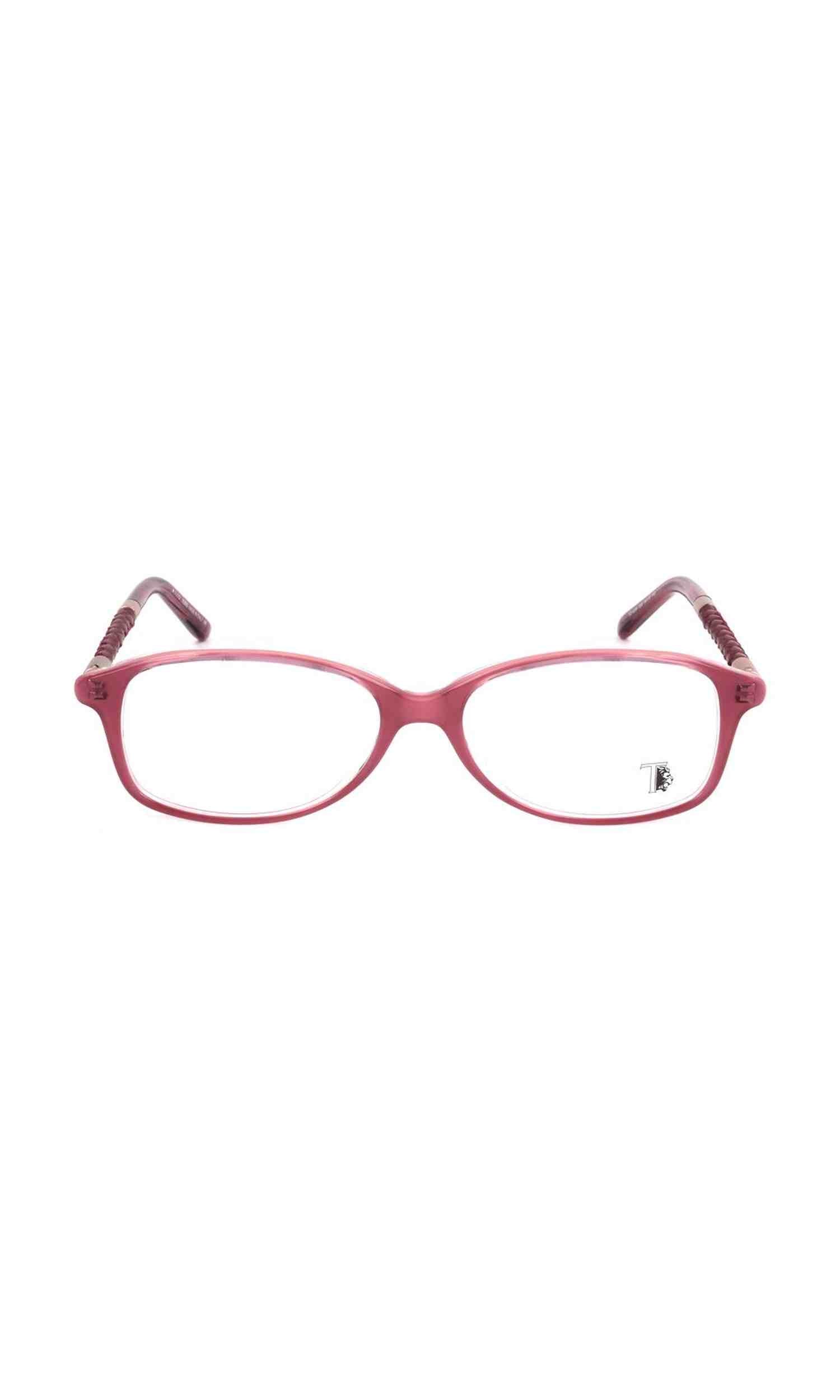 Tod'S Acetate Red Frame Glam Steals