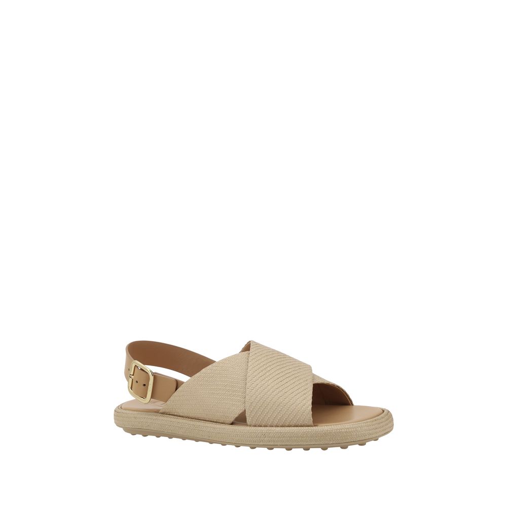 Tod’S Raffia Sandals Glam Steals
