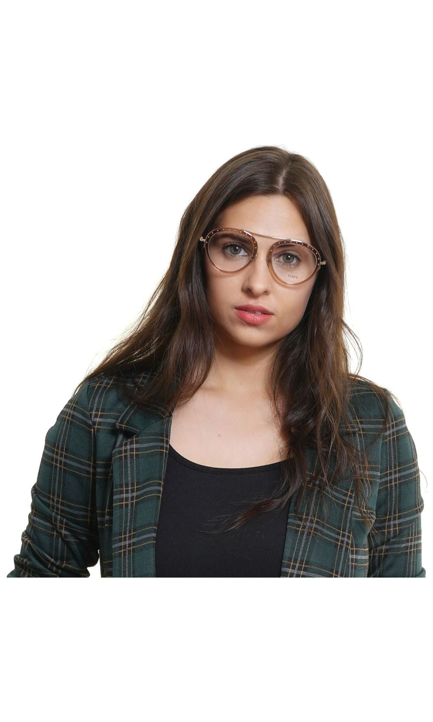 Tod'S Women Optical Brown Frame Glam Steals