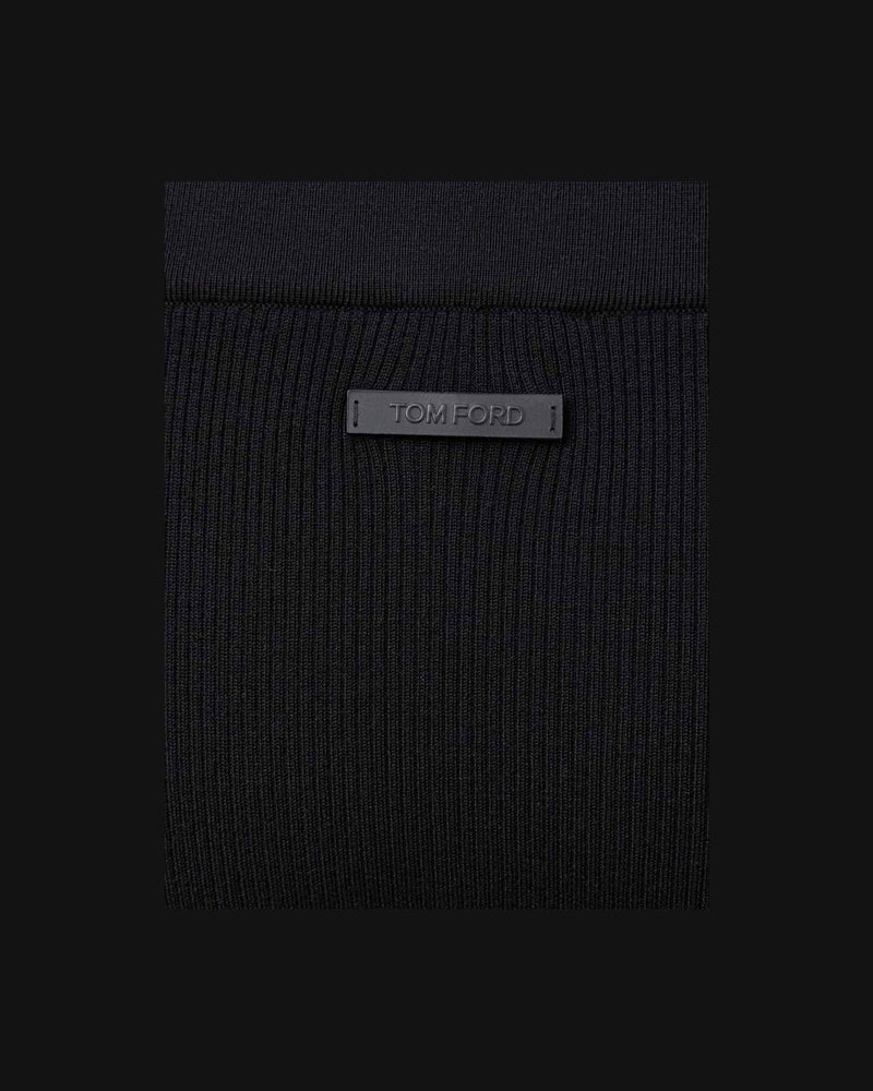 Tom Ford Black Cashmere Midi Glam Steals