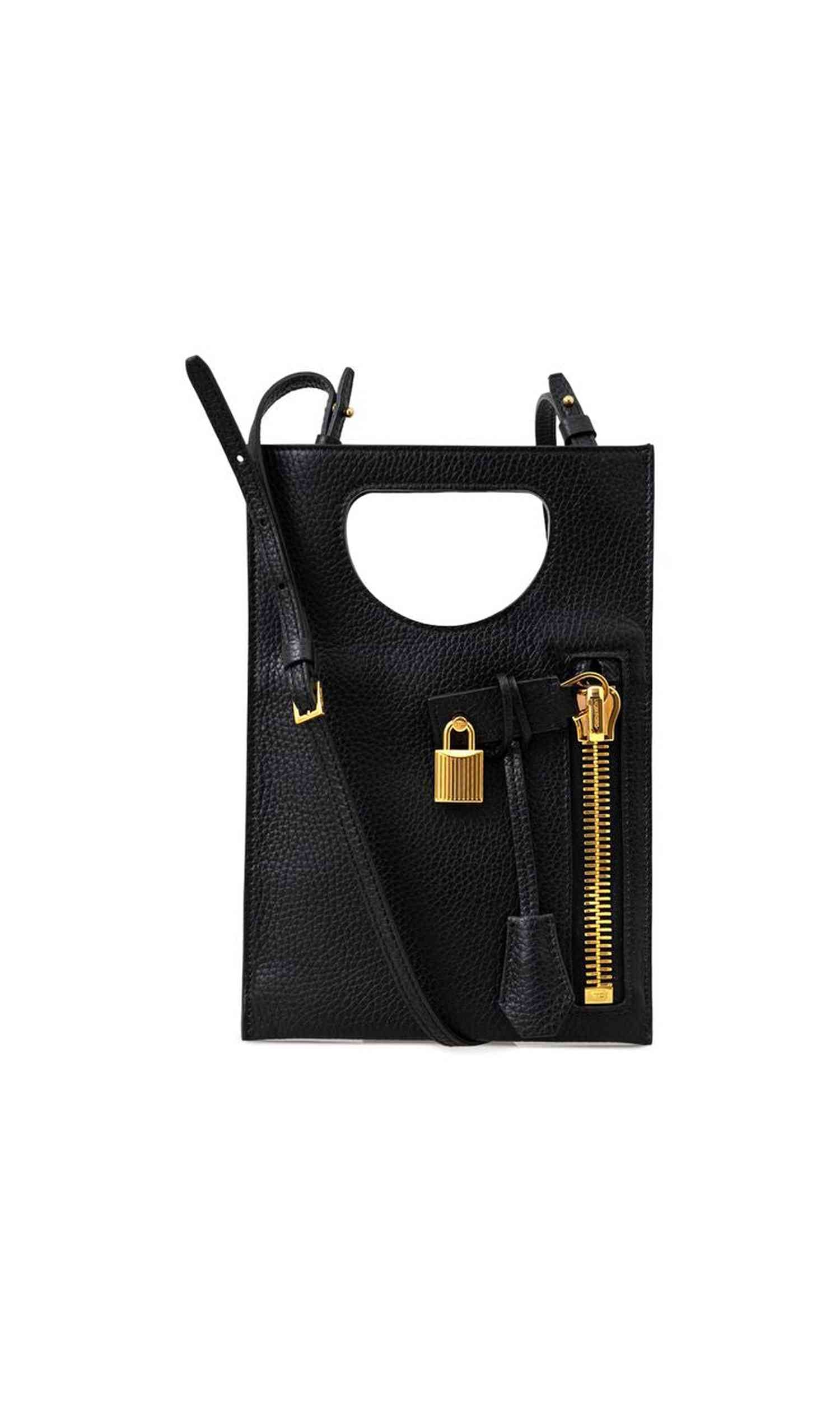 Tom Ford Black Leather Shoulder Bag Glam Steals