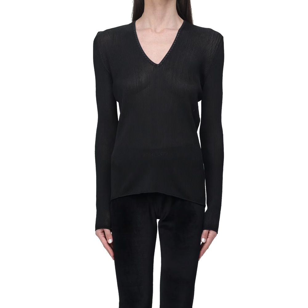 Tom Ford Black Polyamide Top Glam Steals
