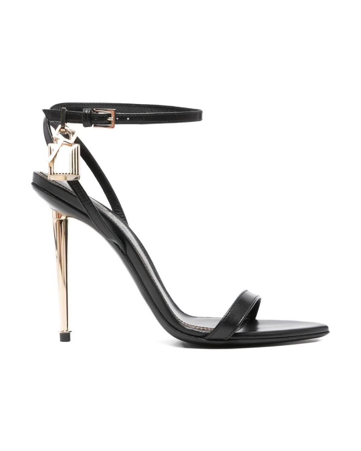 Tom Ford Black Sandals Heels