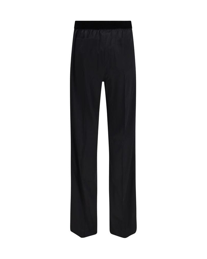 Tom Ford Black Silk Pant Trousers