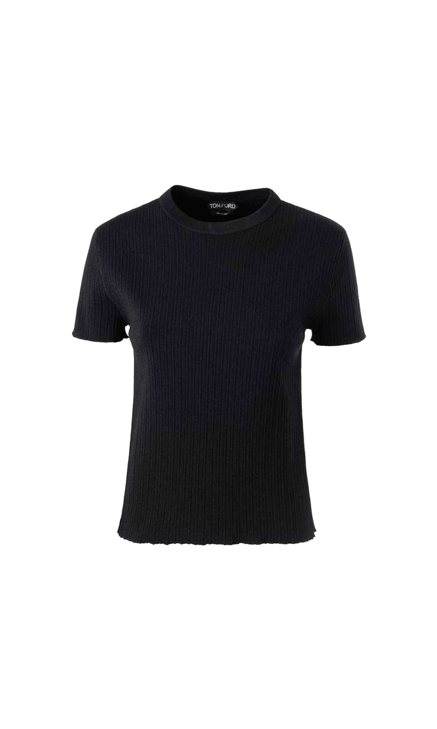 Tom Ford Black Silk T-Shirt Glam Steals