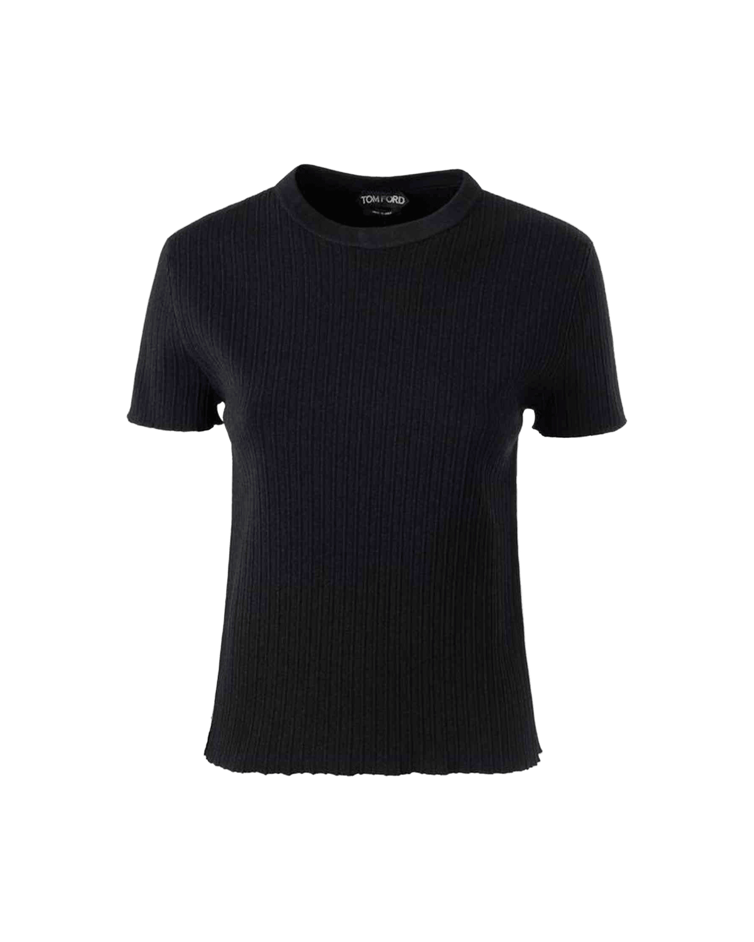 Tom Ford Black Silk T-Shirt Glam Steals