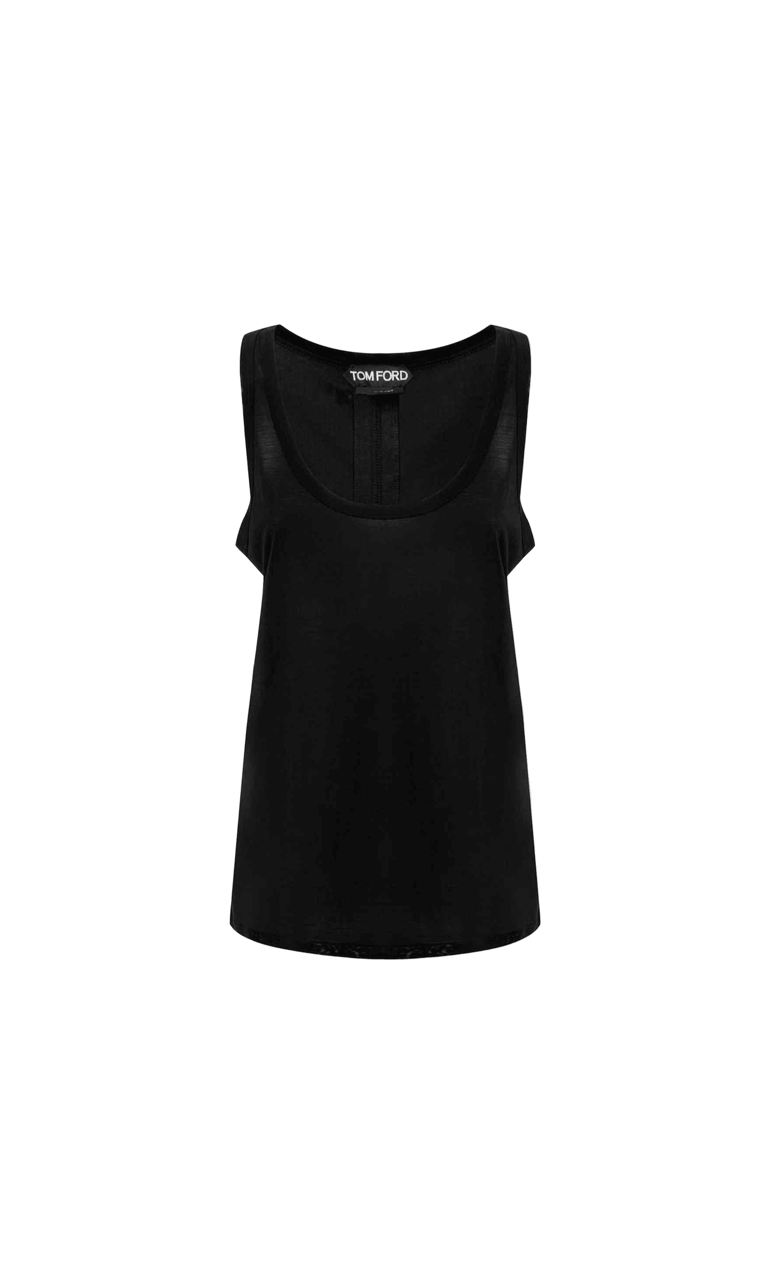 Tom Ford Black Silk Tank Top Glam Steals