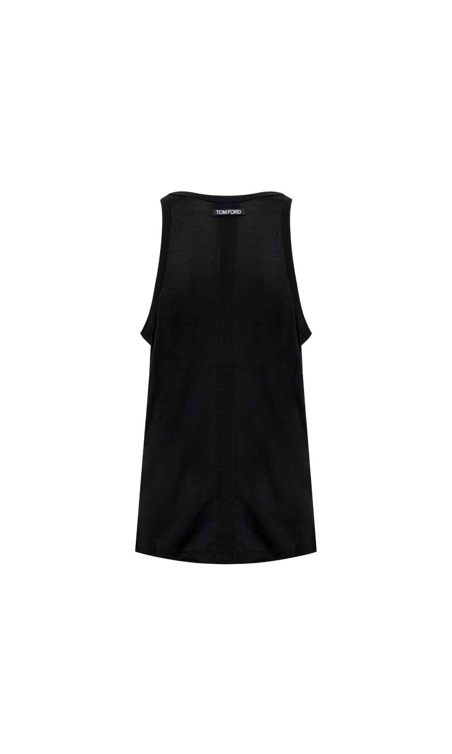 Tom Ford Black Silk Tank Top Glam Steals