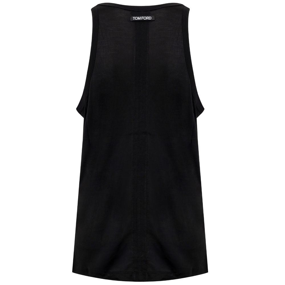 Tom Ford Black Silk Tank Top Glam Steals