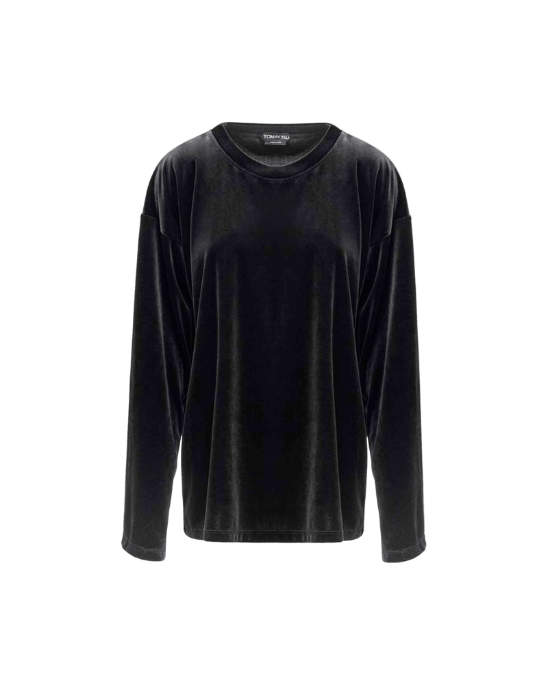 Tom Ford Black Synthetic Top & T-Shirt Glam Steals