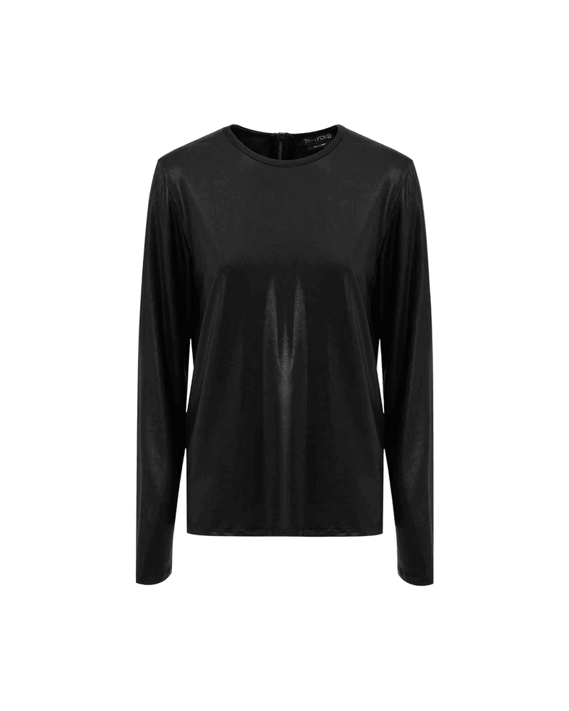 Tom Ford Black Viscose Long Sleeve Glam Steals
