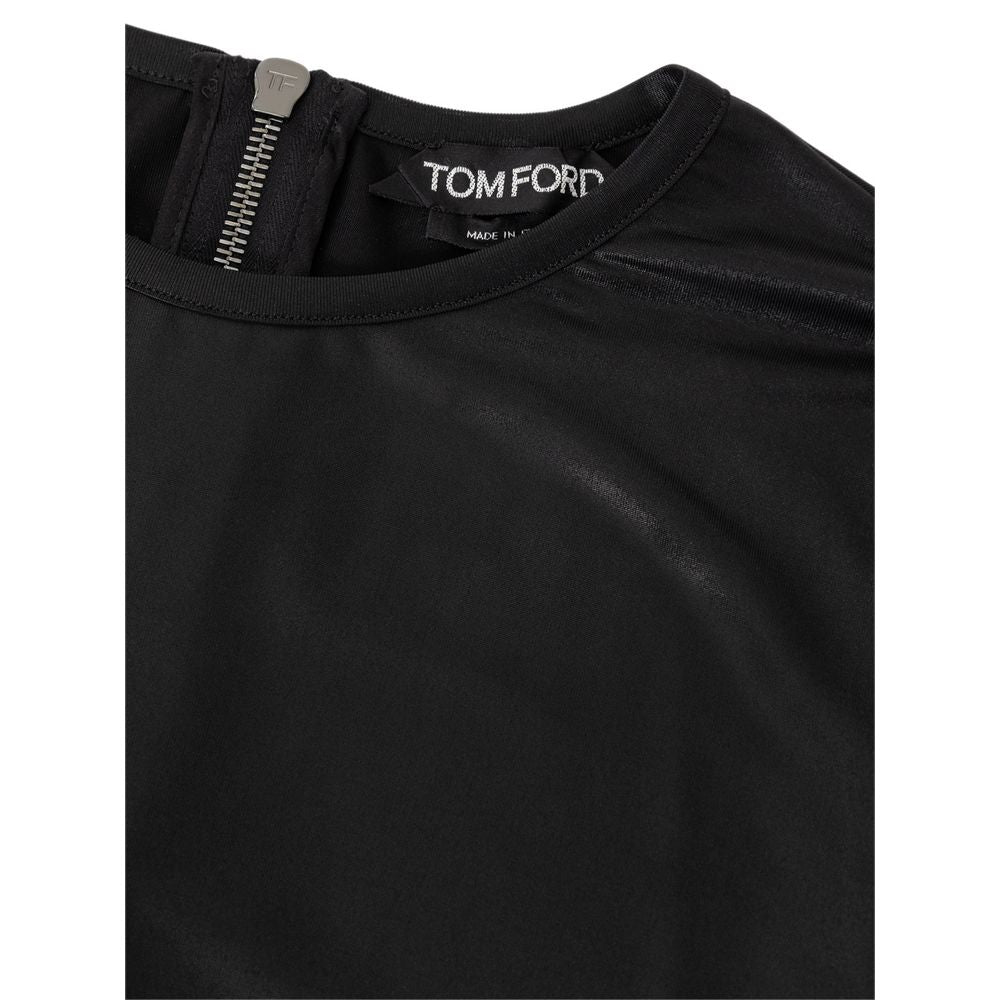 Tom Ford Black Viscose Long Sleeve Glam Steals