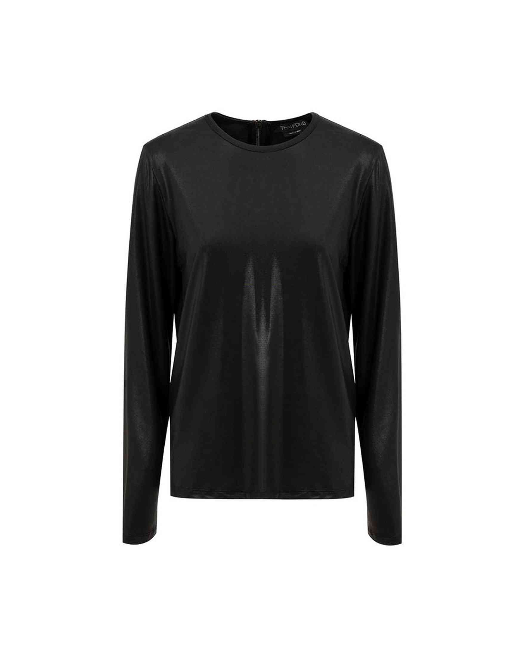 Tom Ford Black Viscose Long Sleeve Glam Steals