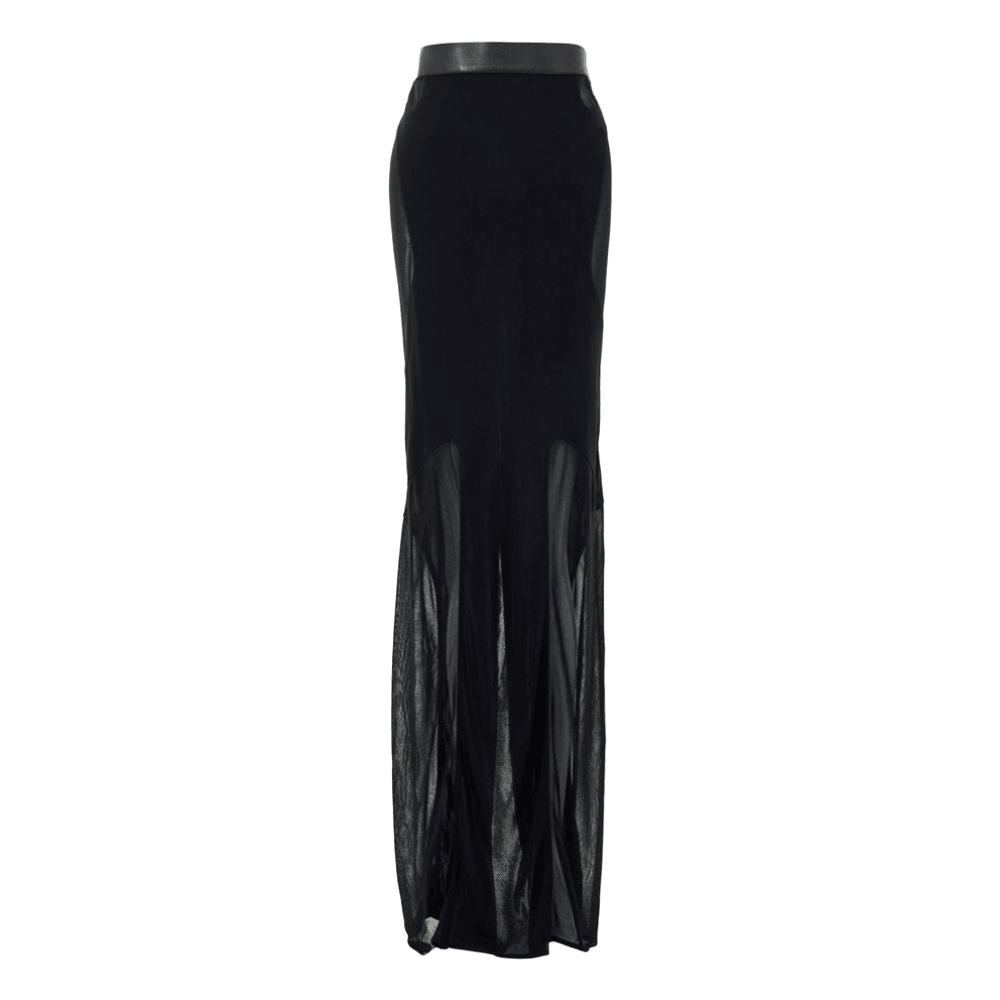 Tom Ford Black Viscose Skirt Glam Steals