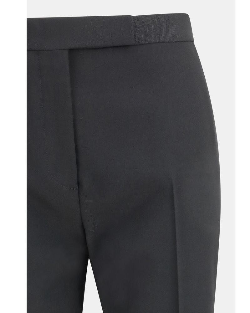 Tom Ford Black Wool Fleece Dress Pant 