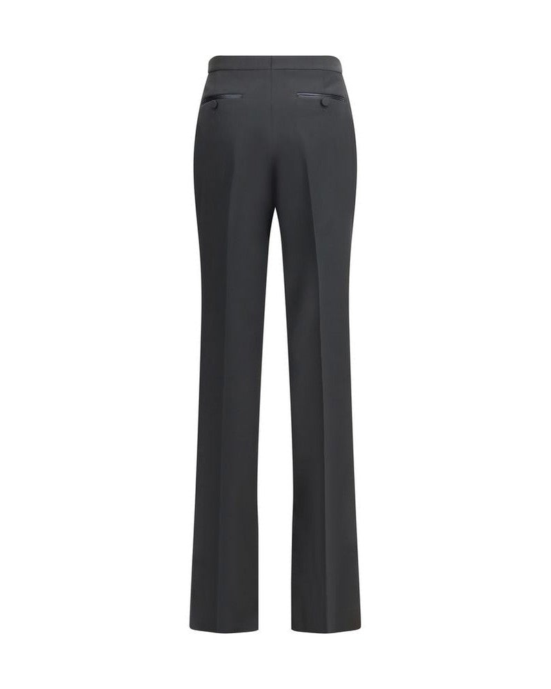 Tom Ford Black Wool Fleece Dress Pant 