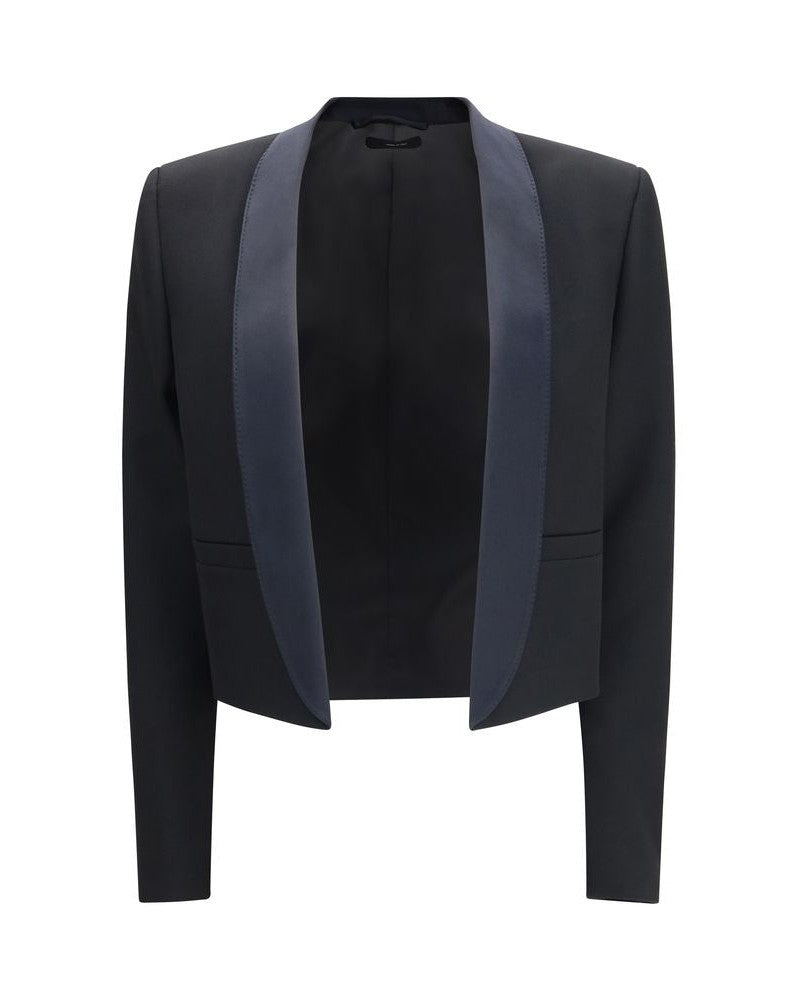 Tom Ford Black Wool Full Length Jacket Glam Steals