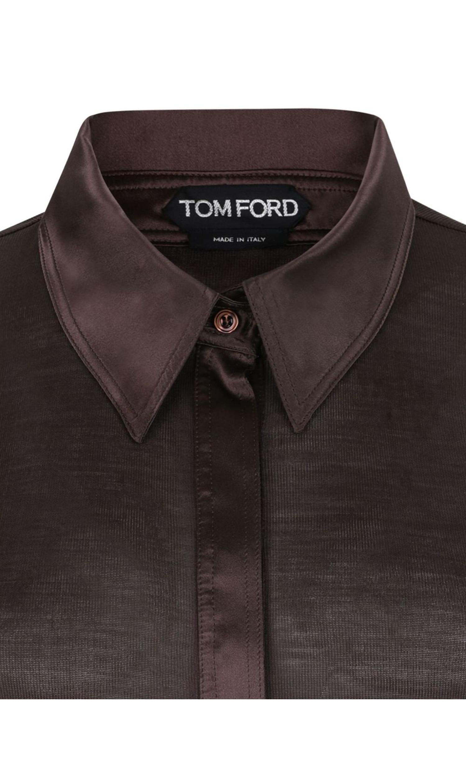 Tom Ford Brown T-shirt Glam Steals